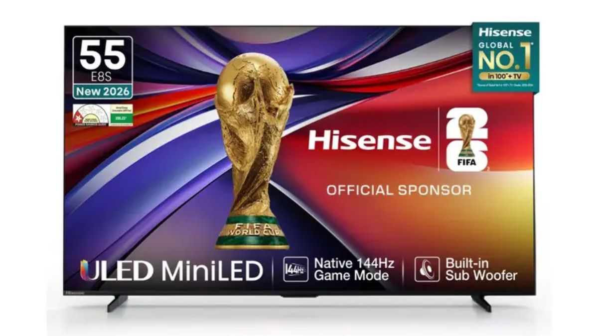 Movie और Cricket देखने का मजा होगा दोगुना! Hisense का 55 इंच Mini LED Smart TV ₹57,990 में लॉन्च, 144Hz डिस्प्ले के साथ मिलेगा AI का दम