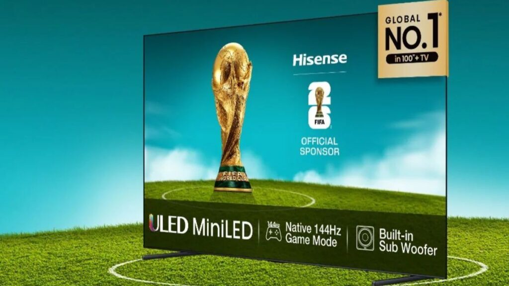 Movie और Cricket देखने का मजा होगा दोगुना! Hisense का 55 इंच Mini LED Smart TV ₹57,990 में लॉन्च, 144Hz डिस्प्ले के साथ मिलेगा AI का दम